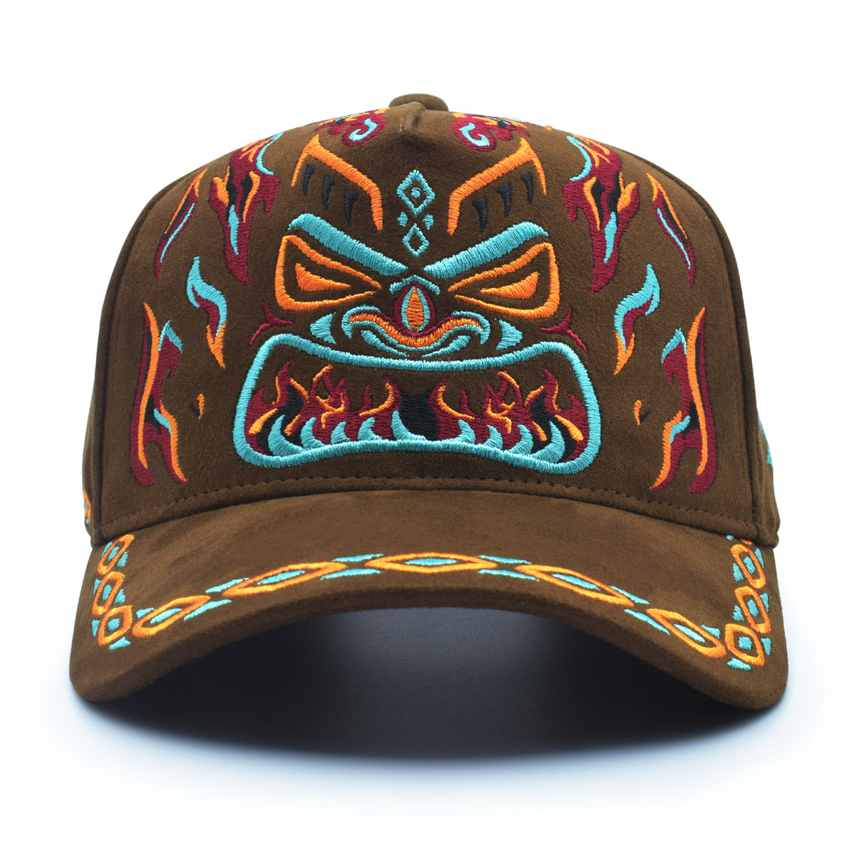 Tiki Embroidery Baseball Cap