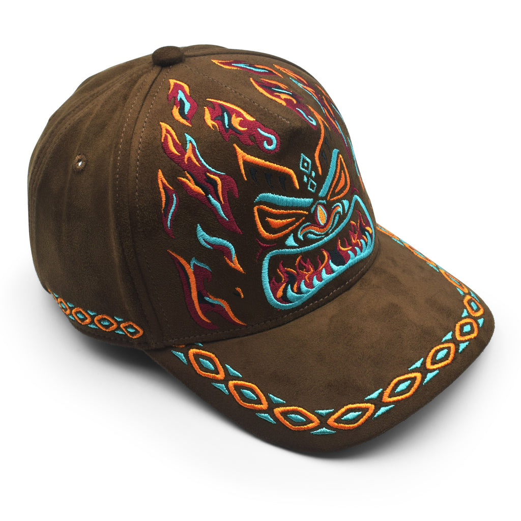 Tiki Embroidery Baseball Cap