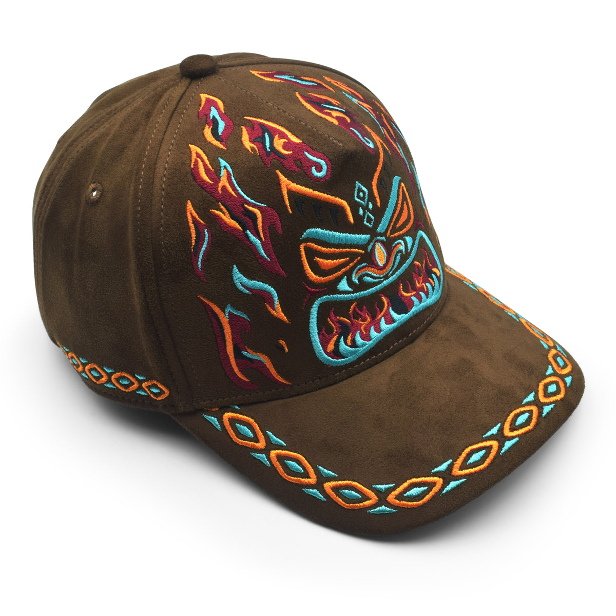 Tiki Embroidery Baseball Cap