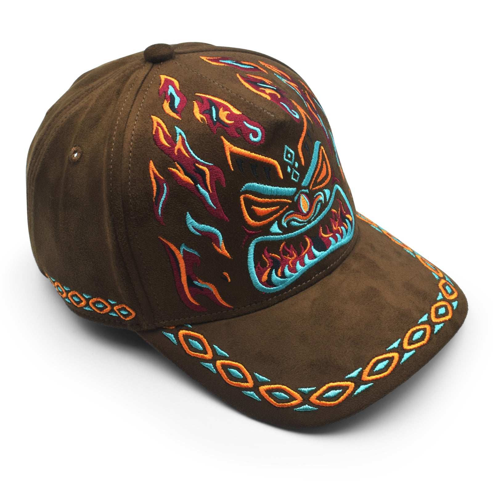 Tiki Embroidery Baseball Cap